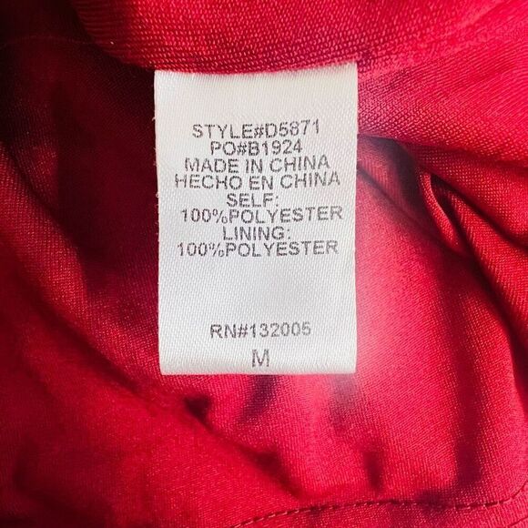 Entro Womens Multicolor Floral Print Crochet Lace Ruffle Hem Boho Dress Medium - Picture 6 of 7